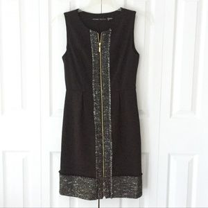 Womens IVANKA TRUMP black and grey dress